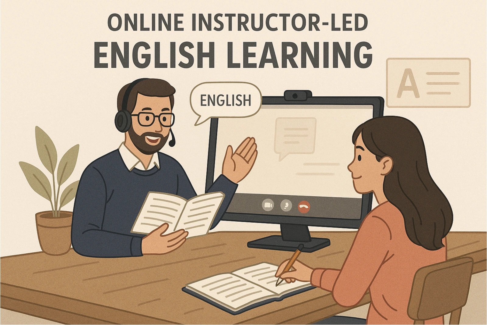 Online Instructor LED - English Learning