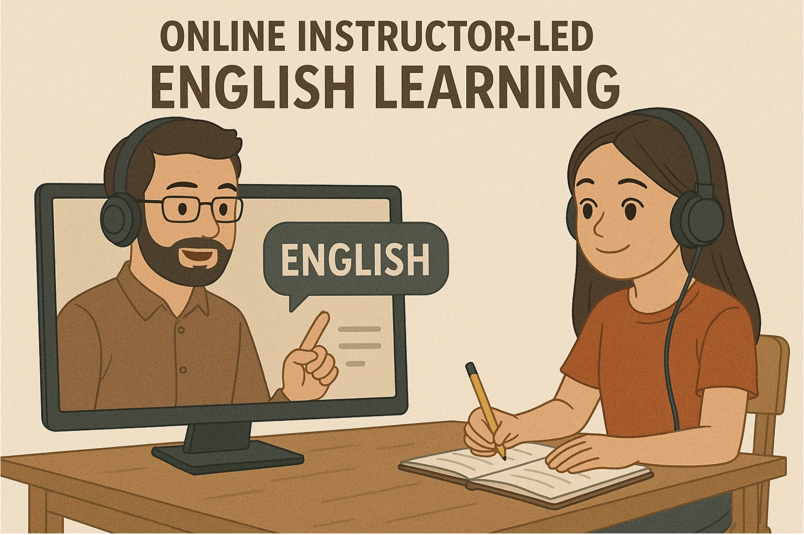 Online Instructor LED - English Learning